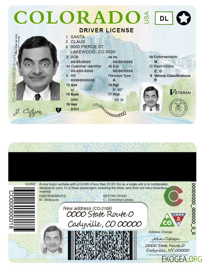 Usa Colorado template